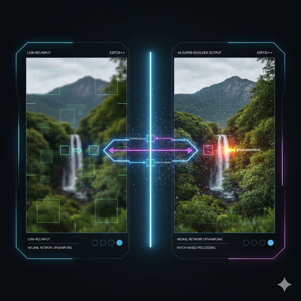 ESPCN++ Super Resolution